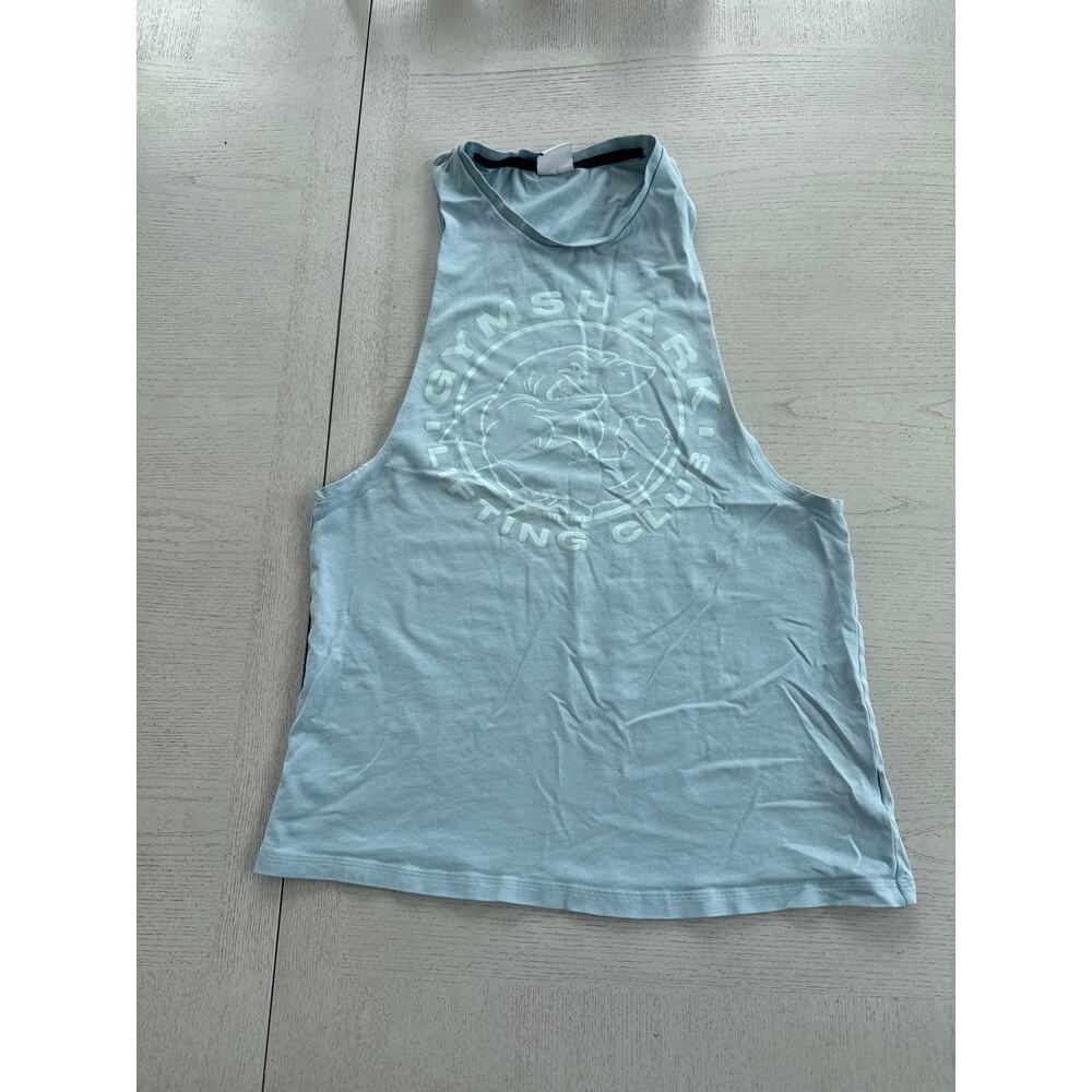 Gym Shark Gym Bro Muscle Tee Tank Top Fit Girl (N)